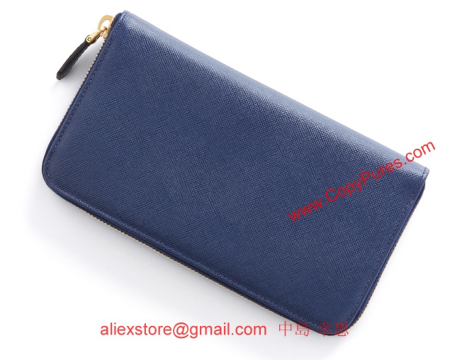 プラダ　2013年春夏新作SAFFIANO BICOLOREコンビカラー ラウンドファスナー 長財布 1M0506 C5S F0CEI 